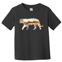 Adventurous Tiger Wilderness Graphic Toddler T-Shirt