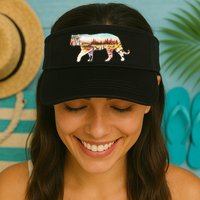 Adventurous Tiger Wilderness Graphic Visor