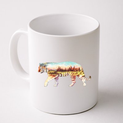 Adventurous Tiger Wilderness Graphic Coffee Mug