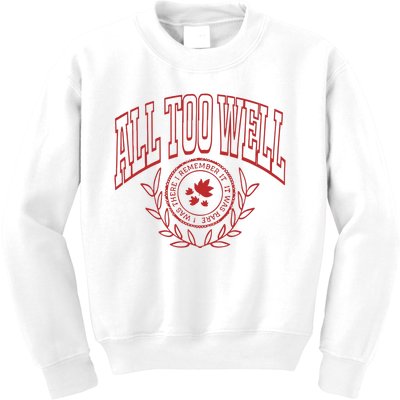 All Too Well Kids Sweatshirt