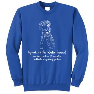 Aquarius The Water Bearer Astrology Zodiac Sign Funny Facts Funny Gift Tall Sweatshirt