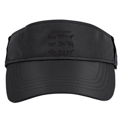 Asses The World Funny Lazy Smart Half Fat Kick Kick Donkey Adult Drive Performance Visor
