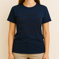 Asses The World Funny Lazy Smart Half Fat Kick Kick Donkey T-Shirt