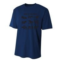 Asses The World Funny Lazy Smart Half Fat Kick Kick Donkey Youth Performance Sprint T-Shirt
