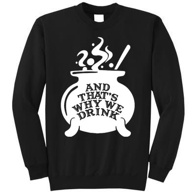 And That’S Why We Drink Witch’S Brew Sweatshirt