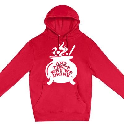 And That’S Why We Drink Witch’S Brew Premium Pullover Hoodie