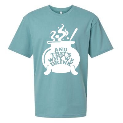 And That’S Why We Drink Witch’S Brew Sueded Cloud Jersey T-Shirt