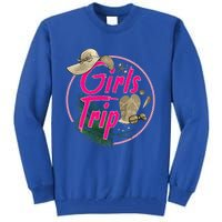 Awesome Trip Women Besties Ladies Cruise Lovers Tall Sweatshirt