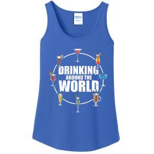 Around The World Ing Lover Alcoholic Beverage Gift Ladies Essential Tank