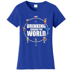 Around The World Ing Lover Alcoholic Beverage Gift Women's T-Shirt