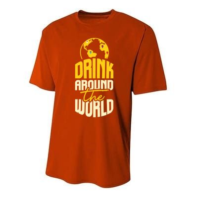 Around The World I Ing Outfit I Ing Funny Gift Performance Sprint T-Shirt