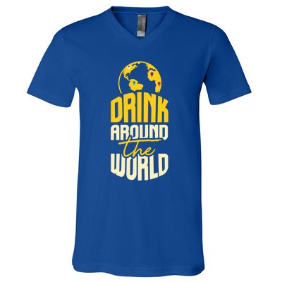 Around The World I Ing Outfit I Ing Funny Gift V-Neck T-Shirt