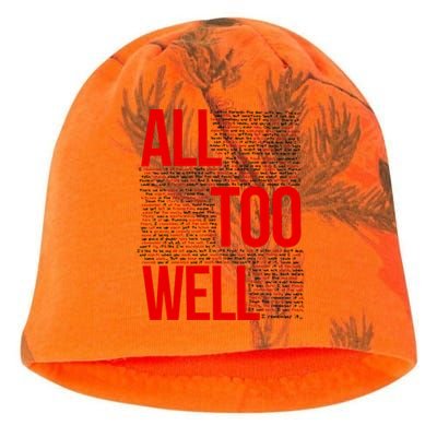 All Too Well Swiftie Kati - Camo Knit Beanie