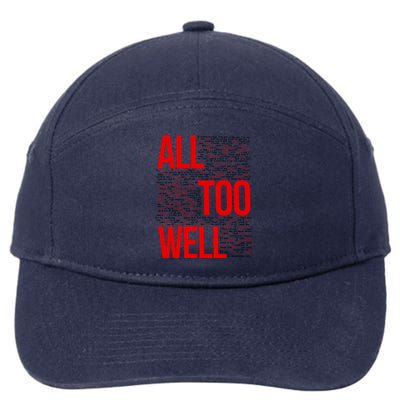 All Too Well Swiftie 7-Panel Snapback Hat