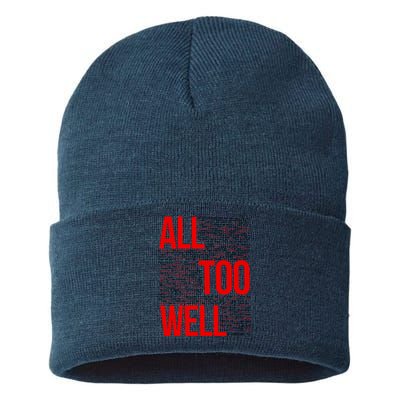 All Too Well Swiftie Sustainable Knit Beanie