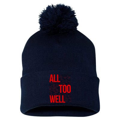 All Too Well Swiftie Pom Pom 12in Knit Beanie