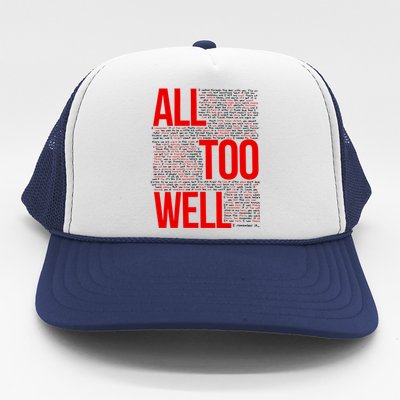 All Too Well Swiftie Trucker Hat