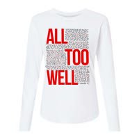 All Too Well Swiftie Womens Cotton Relaxed Long Sleeve T-Shirt