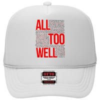 All Too Well Swiftie High Crown Mesh Back Trucker Hat