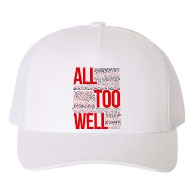 All Too Well Swiftie Yupoong Adult 5-Panel Trucker Hat