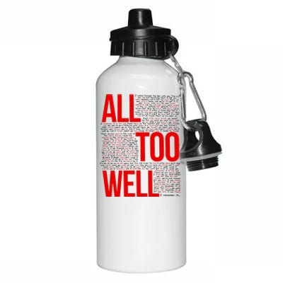 All Too Well Swiftie Aluminum Water Bottle 