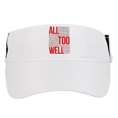 All Too Well Swiftie Adult Drive Performance Visor