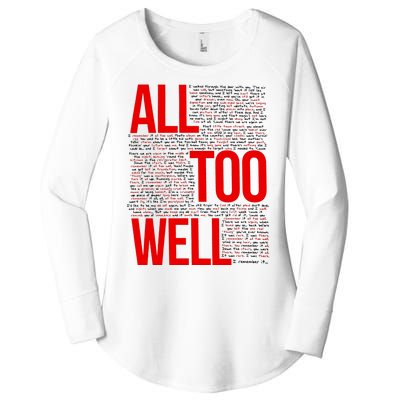 All Too Well Swiftie Women's Perfect Tri Tunic Long Sleeve Shirt