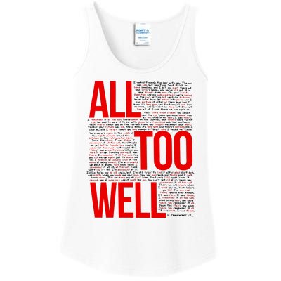 All Too Well Swiftie Ladies Essential Tank