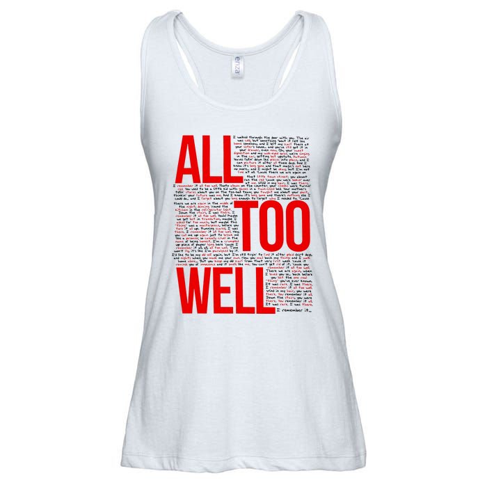 All Too Well Swiftie Ladies Essential Flowy Tank