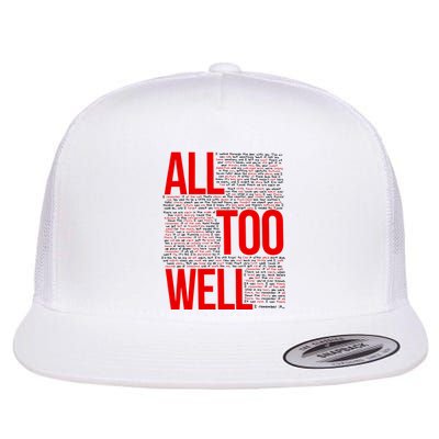 All Too Well Swiftie Flat Bill Trucker Hat