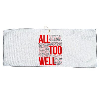 All Too Well Swiftie Large Microfiber Waffle Golf Towel