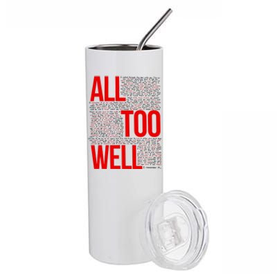 All Too Well Swiftie Stainless Steel Tumbler