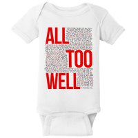 All Too Well Swiftie Baby Bodysuit