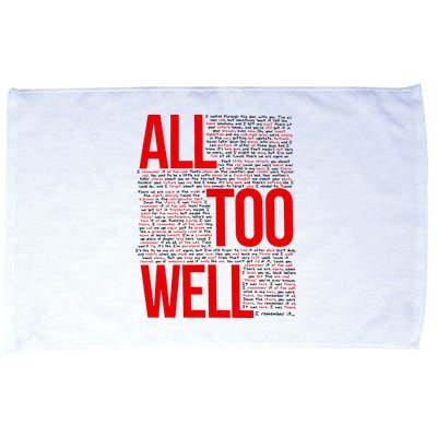 All Too Well Swiftie Microfiber Hand Towel