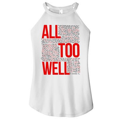 All Too Well Swiftie Women’s Perfect Tri Rocker Tank