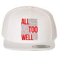 All Too Well Swiftie Wool Snapback Cap