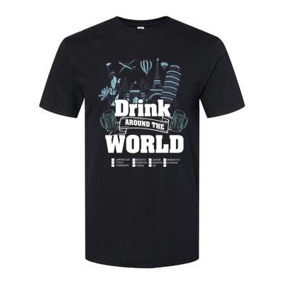 Around The World Traveler Cool Gift Softstyle® CVC T-Shirt