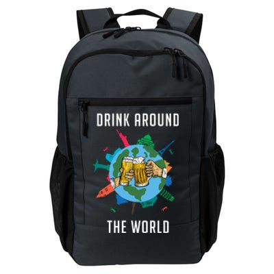 Around The World Vacation Ing Beer Traveler Gift Daily Commute Backpack