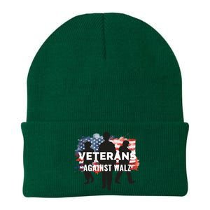 Anti Tim Walz Stolen Valor Veterans Against Walz Knit Cap Winter Beanie