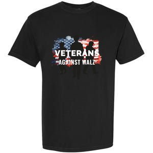 Anti Tim Walz Stolen Valor Veterans Against Walz Garment-Dyed Heavyweight T-Shirt