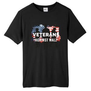 Anti Tim Walz Stolen Valor Veterans Against Walz Tall Fusion ChromaSoft Performance T-Shirt