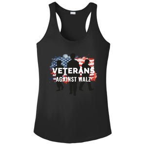 Anti Tim Walz Stolen Valor Veterans Against Walz Ladies PosiCharge Competitor Racerback Tank