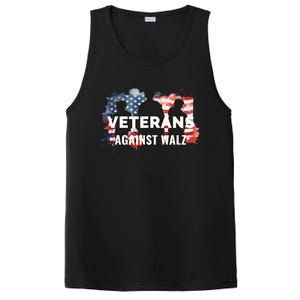 Anti Tim Walz Stolen Valor Veterans Against Walz PosiCharge Competitor Tank