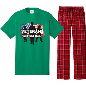 Anti Tim Walz Stolen Valor Veterans Against Walz Pajama Set