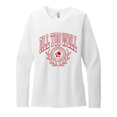 All Too Well Swiftie Womens CVC Long Sleeve Shirt