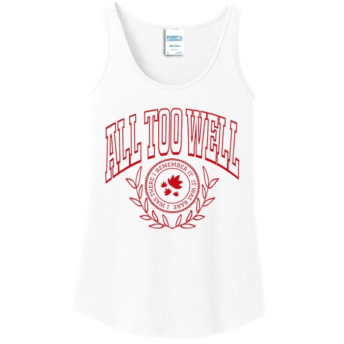 All Too Well Swiftie Ladies Essential Tank