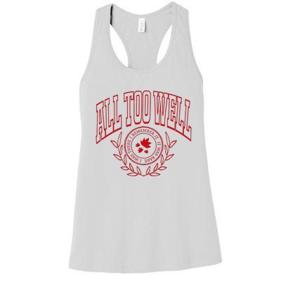 All Too Well Swiftie Women's Racerback Tank