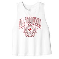 All Too Well Swiftie Women's Racerback Cropped Tank