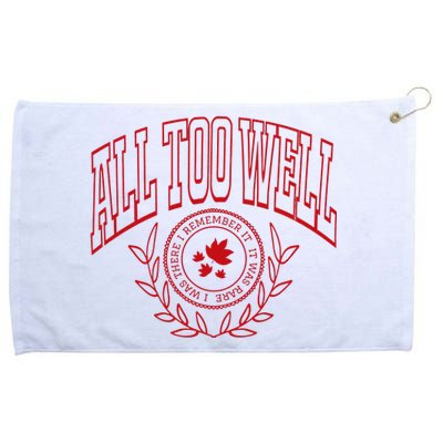 All Too Well Swiftie Grommeted Golf Towel