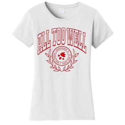 All Too Well Swiftie Women's T-Shirt